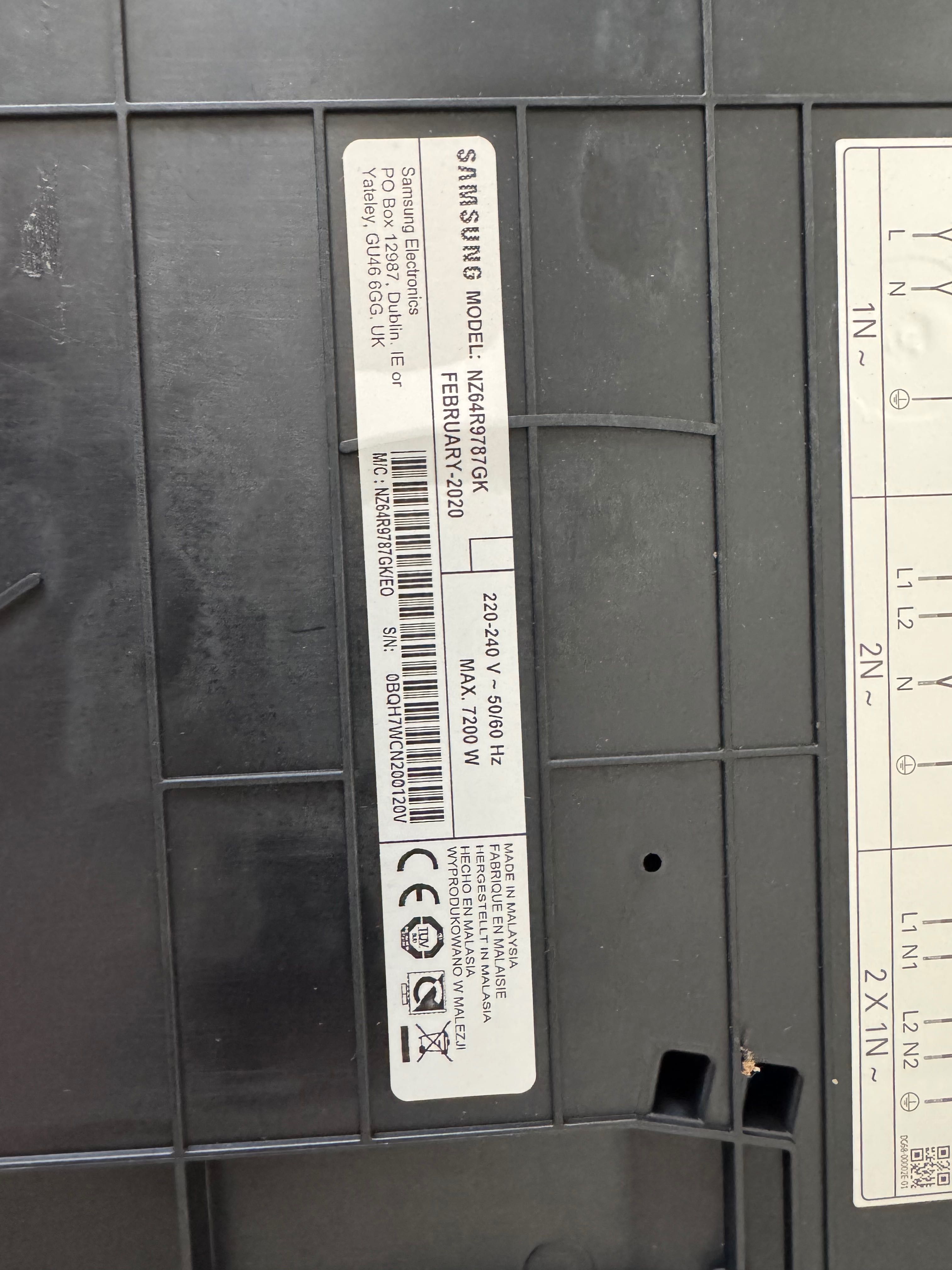 Płyta Indukcyjna Samsung zbite szkło ale działa