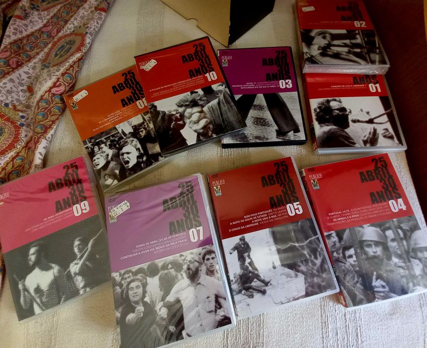 DVD Colecção 25 Abril - 30 Anos Completo ainda selado e com caixa