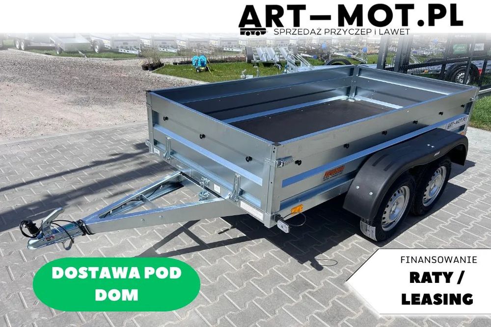 Neptun N7-263 2 RT / DOSTAWA! / 263x129x40 / 2 OSIE / PRZYCZPEKA LEKKA / GN149  RATY! LEASING! przyczepka lekka / dwuosiowa / platforma / spawna
