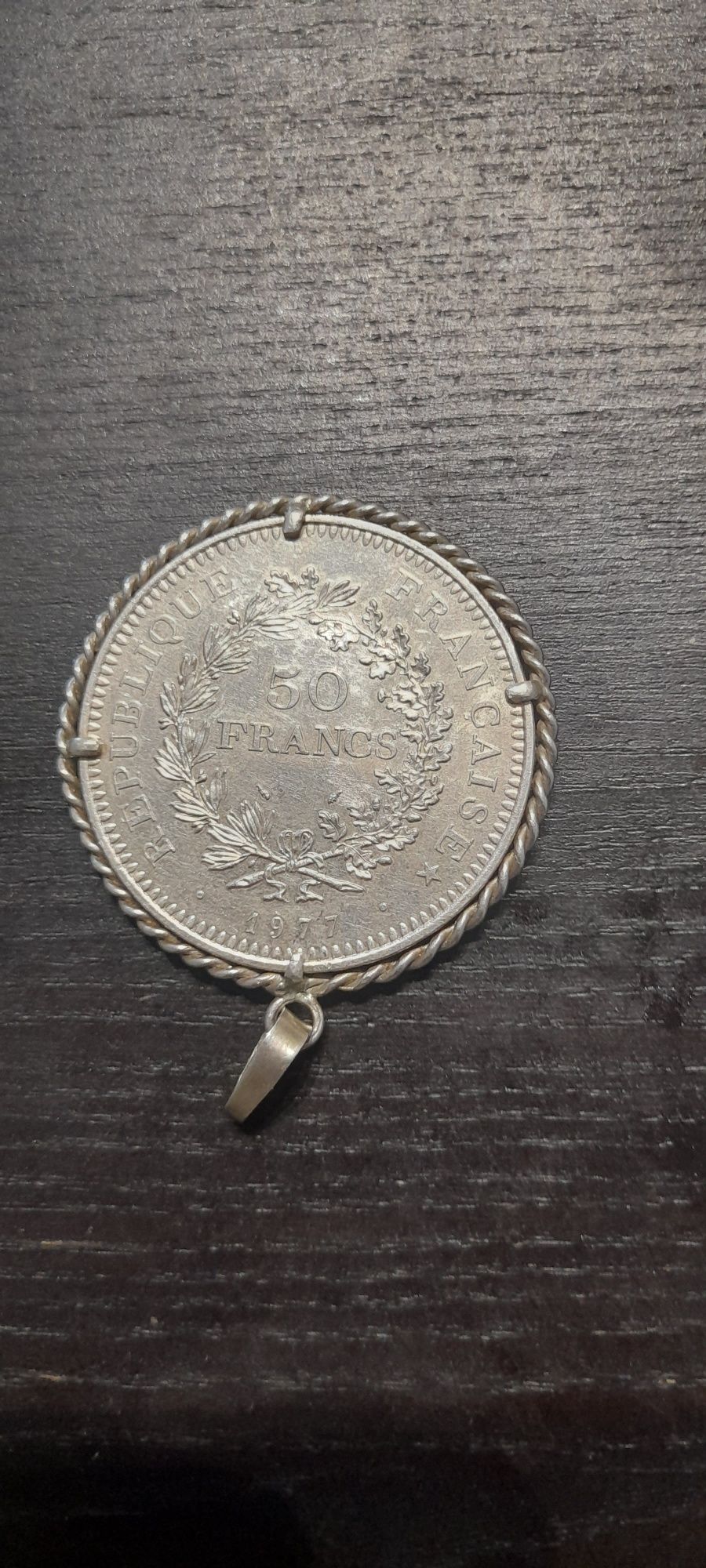 Moeda 50 francs 1977