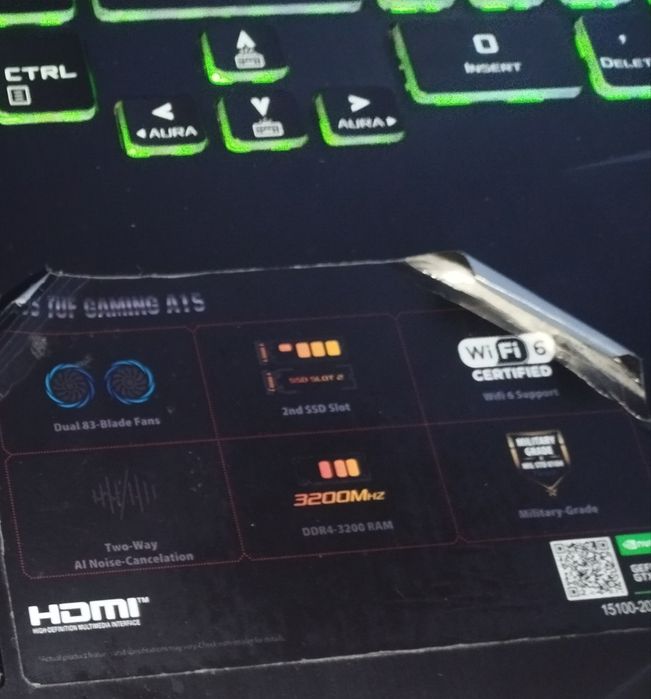 Продам ігровий ноутбук Asus Tuf Gaming A15