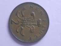 Монета два пенса 1971 року