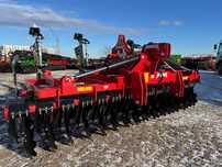 Potężna! Brona talerzowa 4.0M Hydrauliczna Wał daszkowy Fi700mm JANPOL