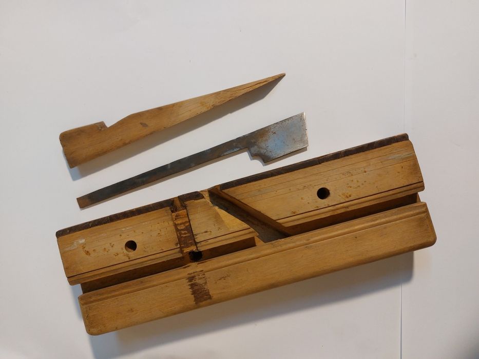 Strug stolarski niekompletny drewniany