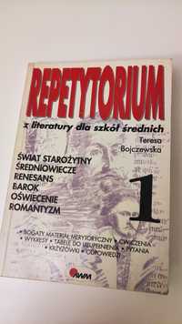 Repetytorium maturalne język polski literatura vademecum