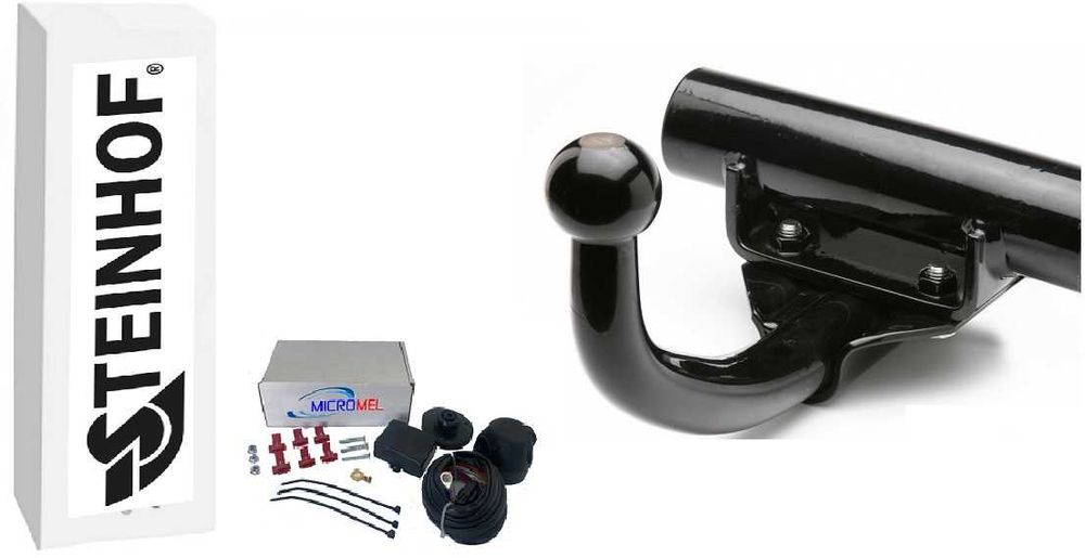 HAK HOLOWNICZY + moduł 7 pin do Skoda Fabia II Kombi od 2010 do 2014