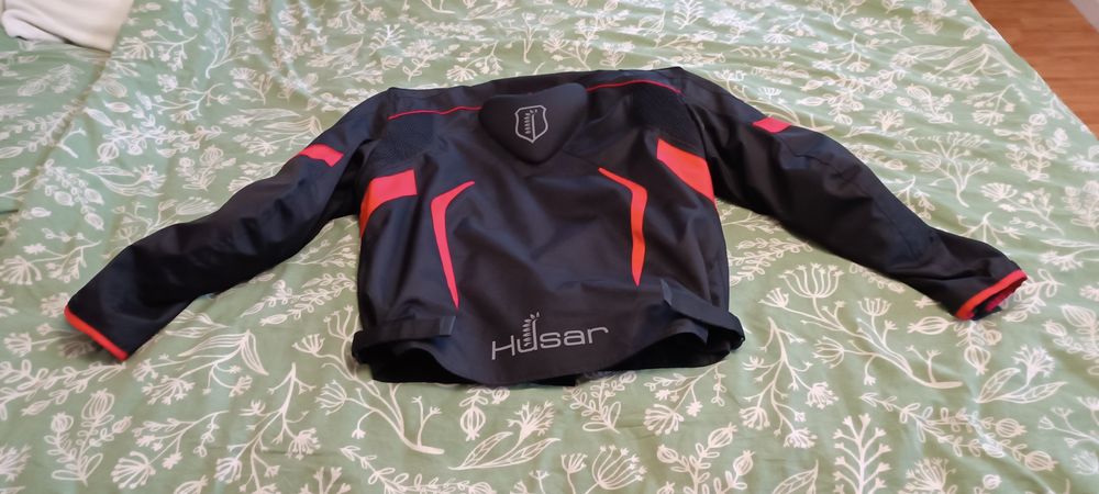 Kurtka motocyklowa z garbem Husar Rapid GP red XXXL