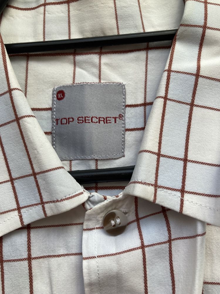 Koszula mlodzieżowa XL, krotki rękaw, Top Secret
