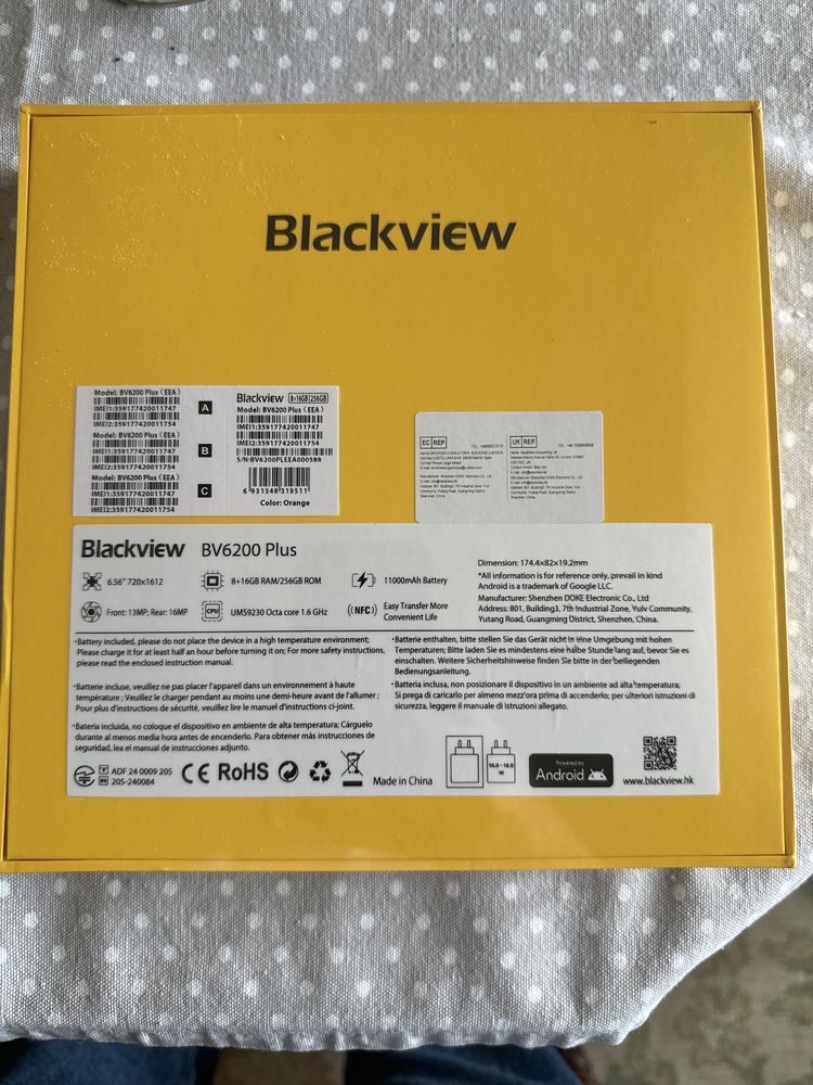 Android phone BV6200 Plus