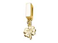 Pozłacany Wiszący Charm Bead Reflexion Czterolistna Koniczyna Ap9177Ky