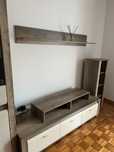 Conjunto de movéis para sala em madeira