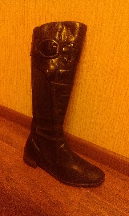 сапоги коричневые кожаные 36 р