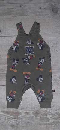 Ogrodniczki / spodnie na szelkach r. 62 Primark Disney myszka Mickey