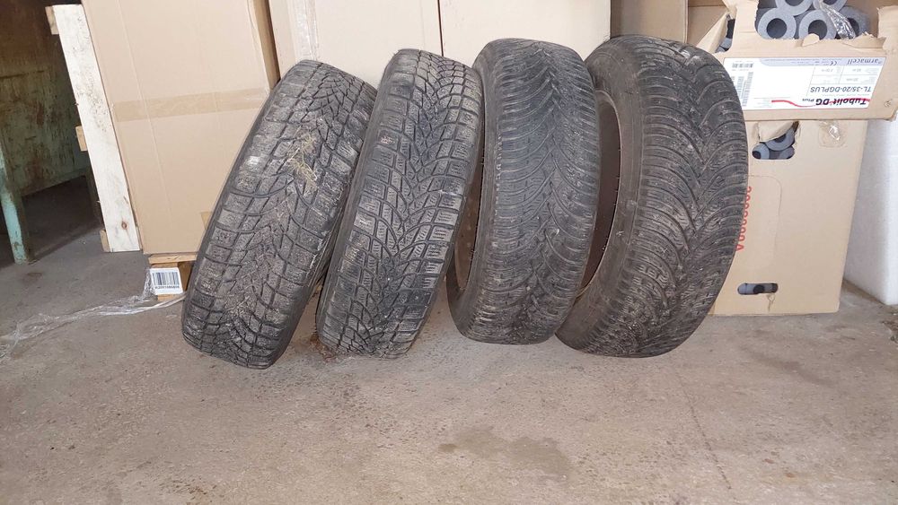 Koła - felgi stalowe z oponami zimowymi Ford Focus MK2