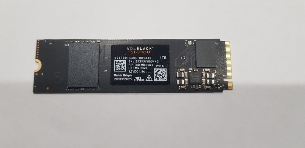 Nowy Dysk Wewnętrzny SSD 1Tb SANDISK WD Black SN7100