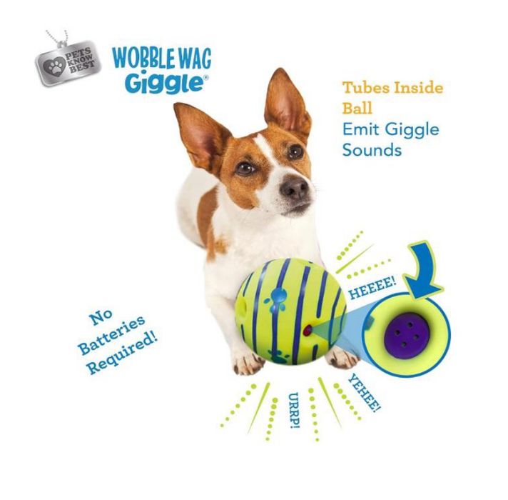 Мяч Игрушка Игрушка для собак 12 см М’яч Wobble Wag Giggle Ball AND-98