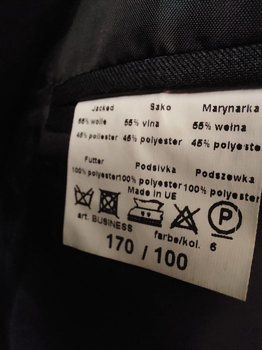 Garnitur 170 /100  wełna 55%