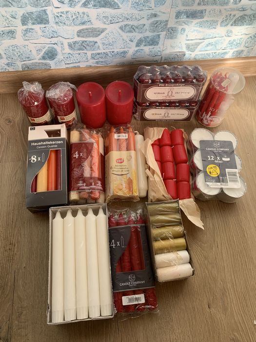 Свічки новорічні/декоративні хорошої німецької якості