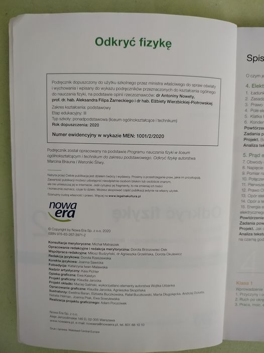 Odkryć fizykę 2 zakres podstawowy