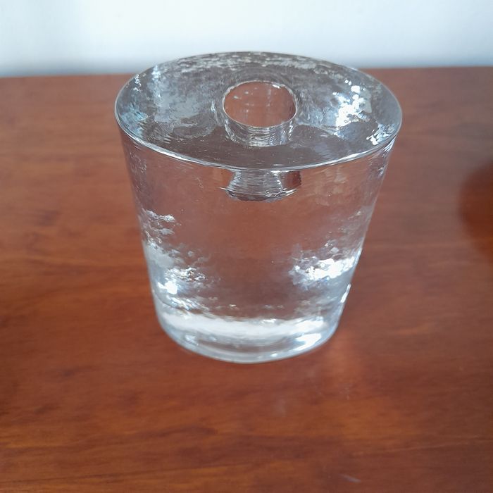 Castiçais vidro maciço