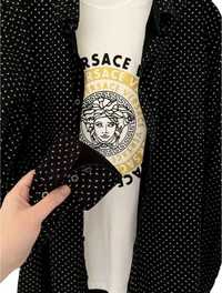 Черная рубашка мужская fashion denim crafted style 1960