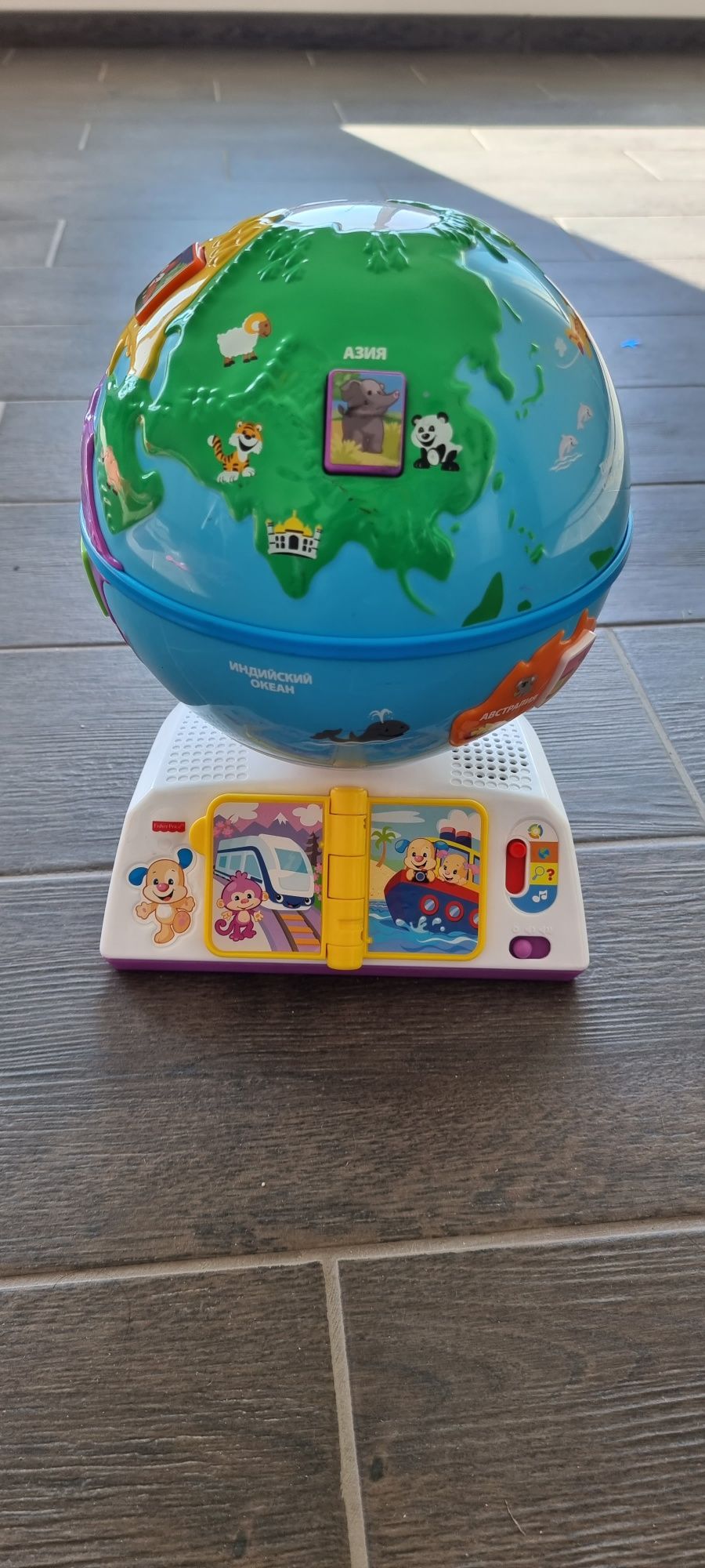 Игрушк Kiddieland и Fisher Price тачка пеппа глобус кухня мольбер