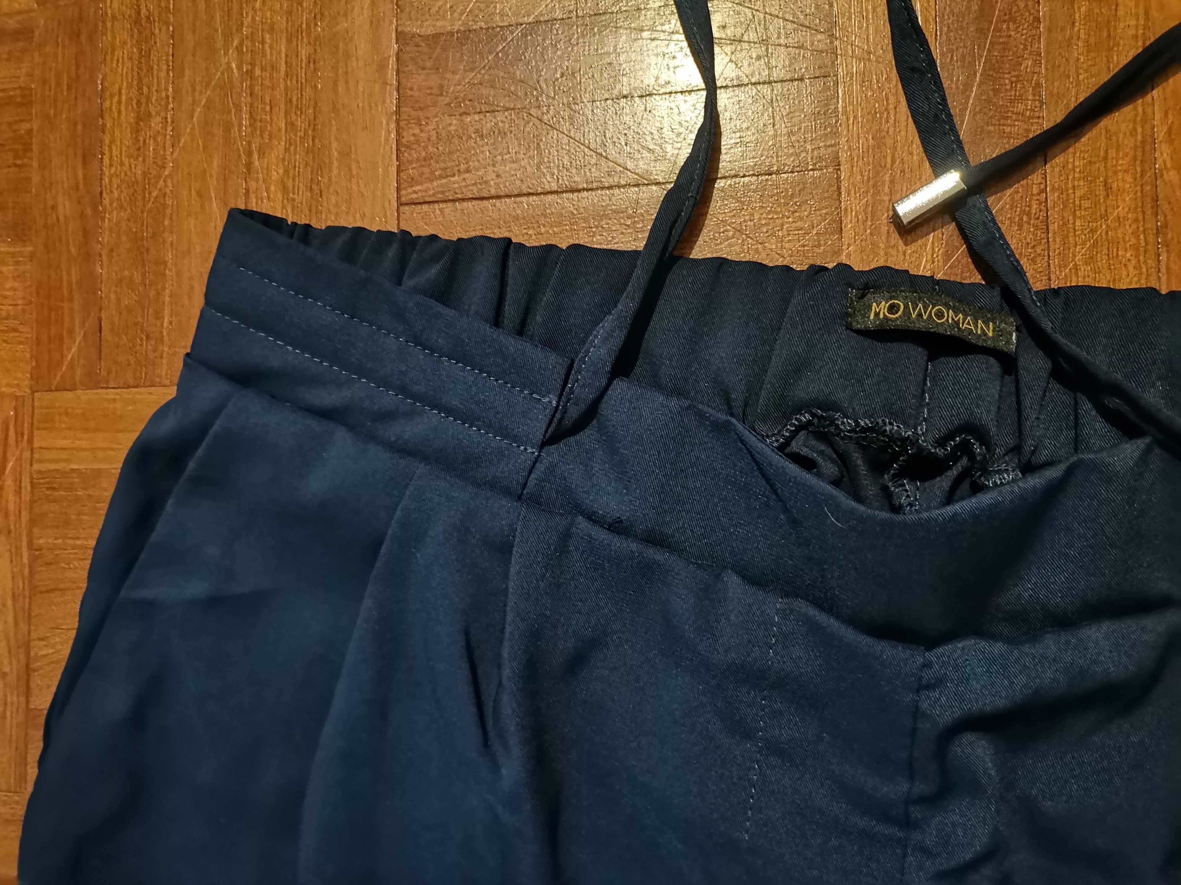 Calças leves azul marinho de senhora - tamanho 42 - novas