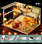 Конструктор 3D DIY Румбокс House мініатюрний будинок,  roombox, домик
