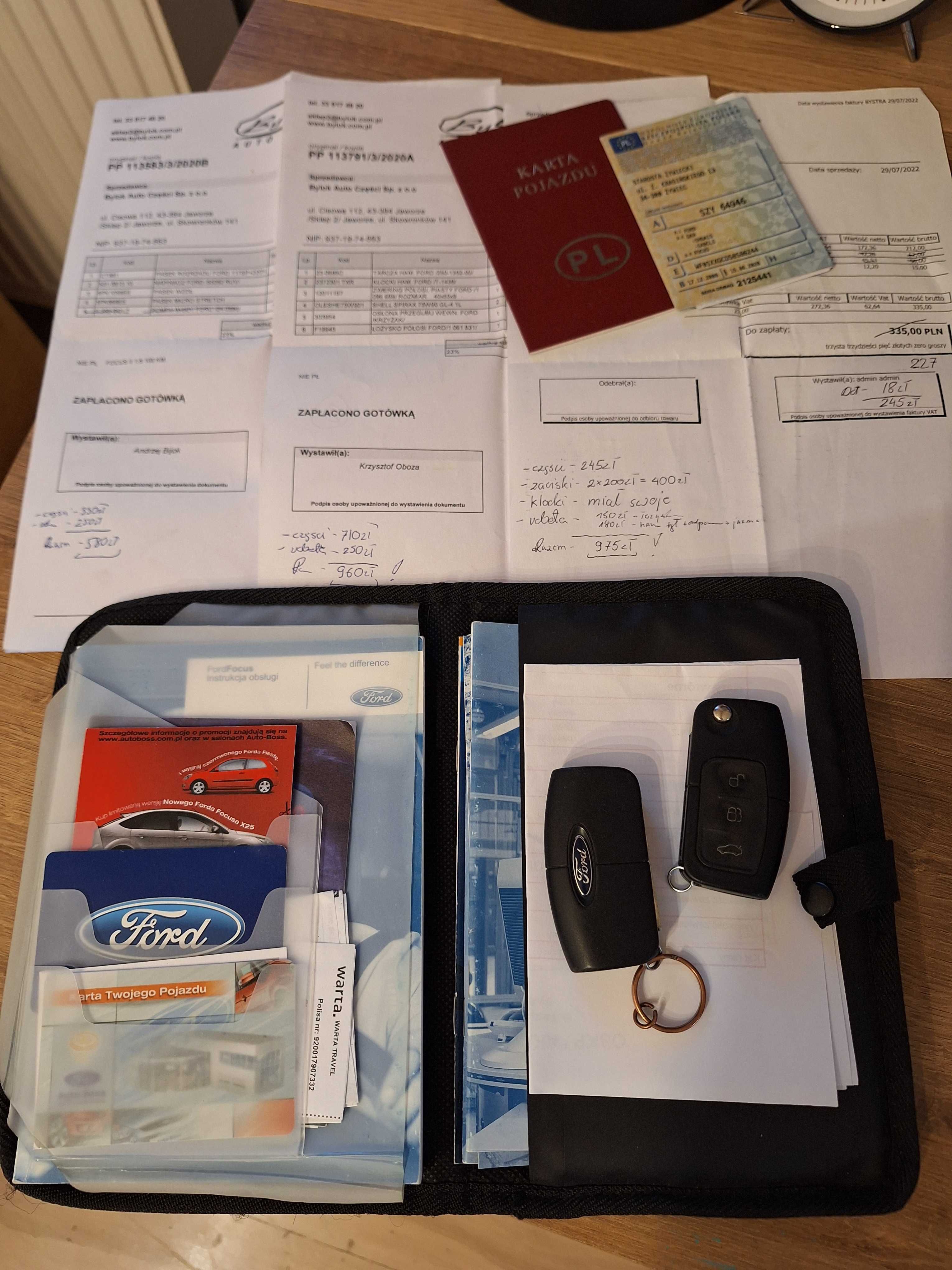 Ford Focus mk2 kombi 2008 benzyna 1,6 100KM krajowy