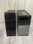 Zestaw 2 komputerów stacjonarnych – Lenovo S200 + Dell OptiPlex 7010