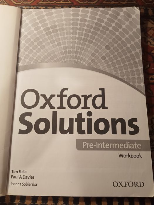 Oxford Solutions. Pre-intermediate