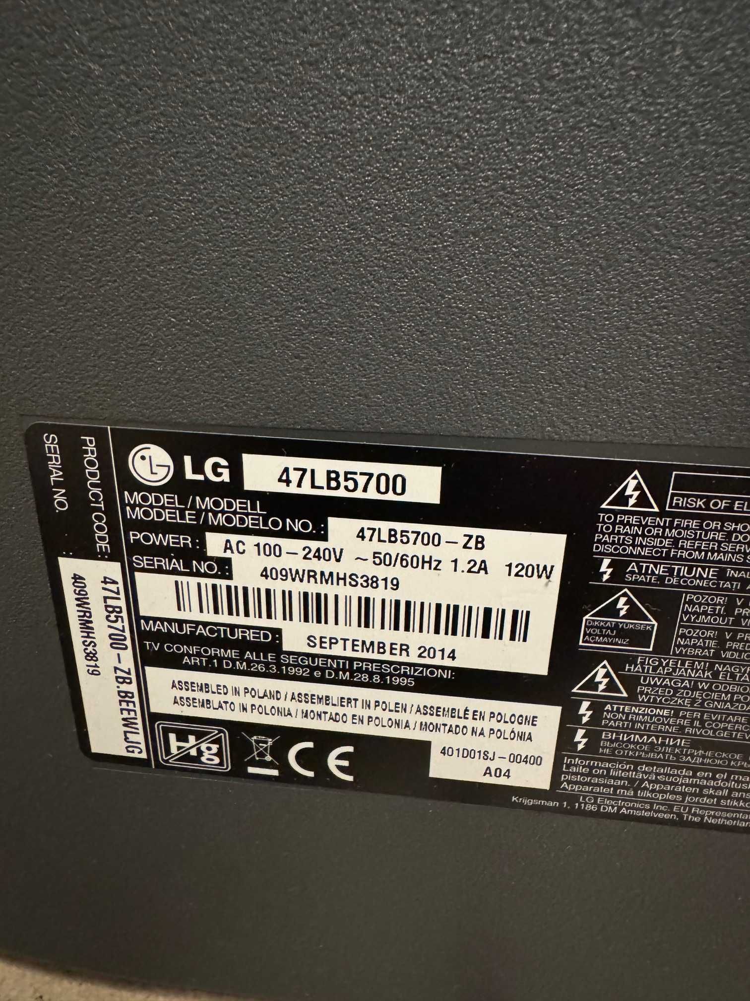 Telewizor LG 47LB5700