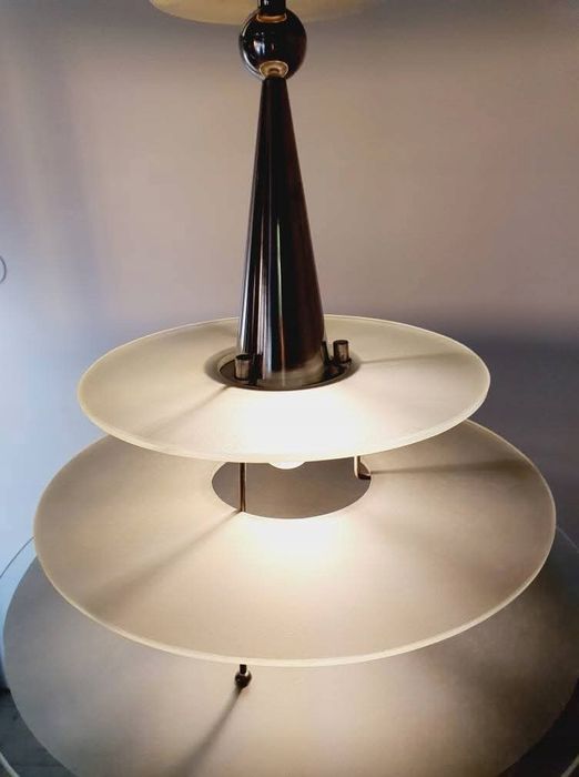 Żyrandol Bauhaus Art Deco Franta Anyż Unikat