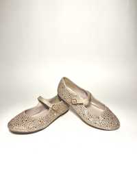 Золоті балетки туфлі next 32 розмір для дівчинки