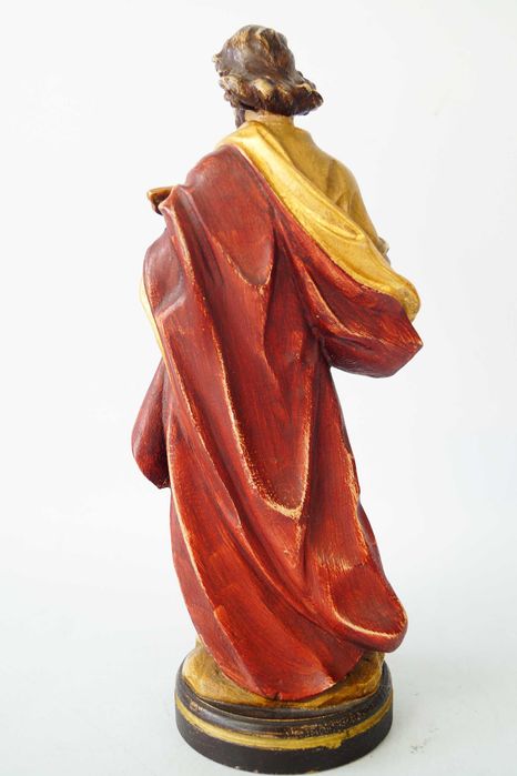 Święty Józef figura drewniana rzeźba polichromia piękna 2