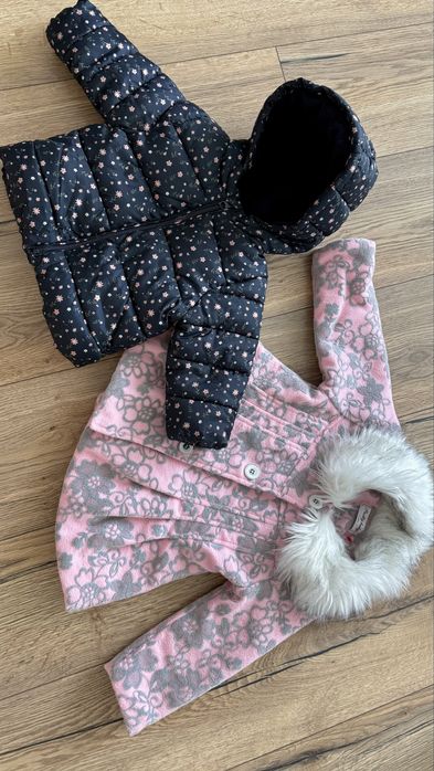 Куртка дитяча Kiabi 9 міс 69-74 см, пальто куртка Pretty baby 74-80 см