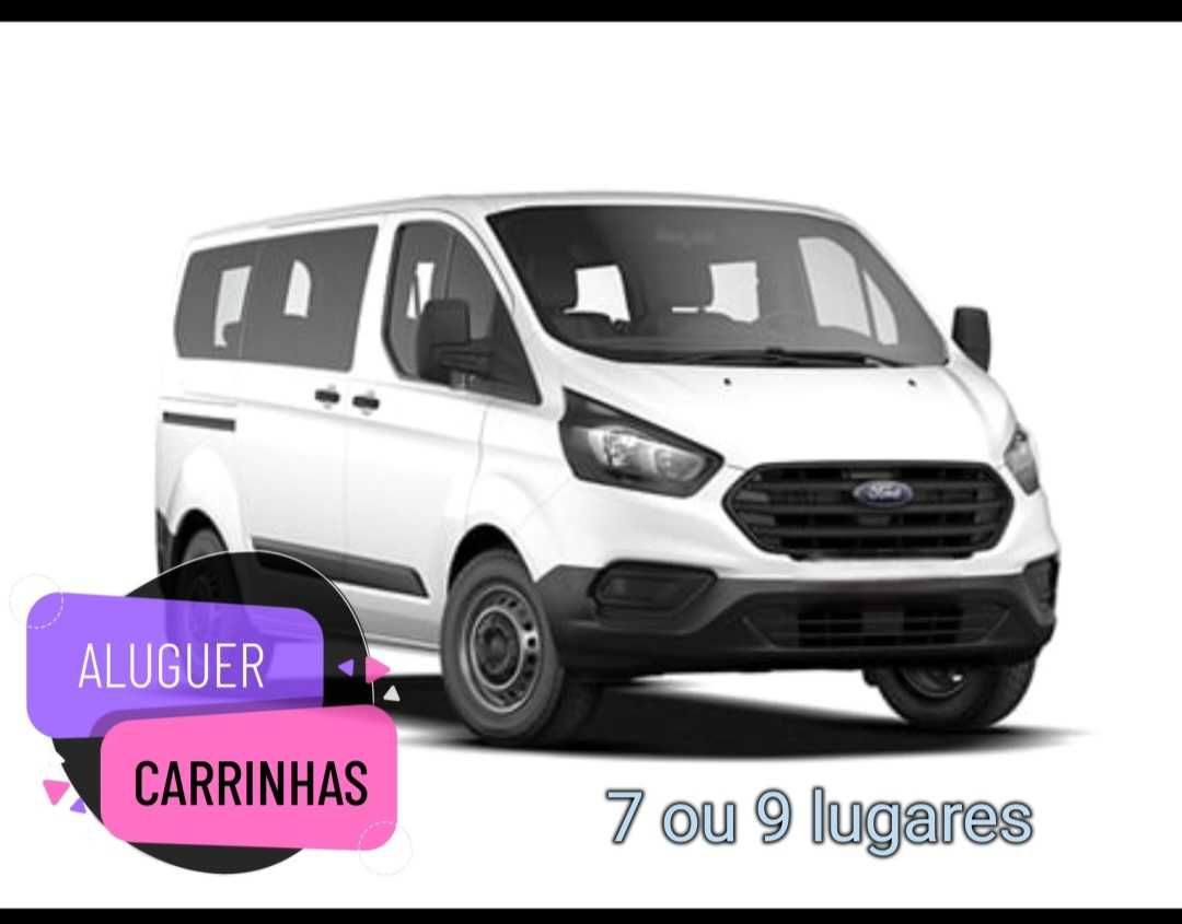 Aluguer de carrinhas 7 ou 9 Lugares