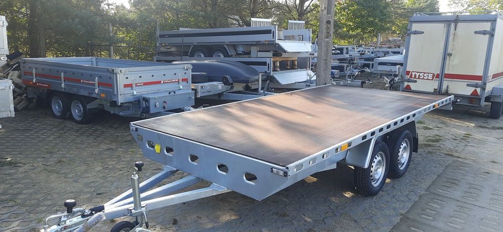 Rydwan Przyczepa platforma wym. 4x2m DMC 750kg uniwersalna przyczepa  Laweta, uniwersalna platforma. Lekkie i z hamulcem. Duży wybór