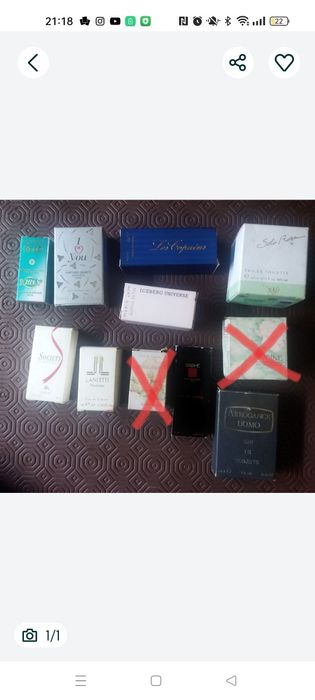 Perfumes em miniatura