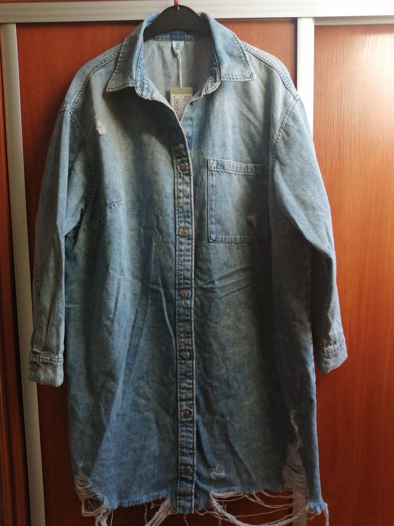 MEGA Super Koszula Dżinsowa Duża Nowa z metką H&M oversize