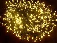 Światełka 1000LED na sznurze ciepła biel