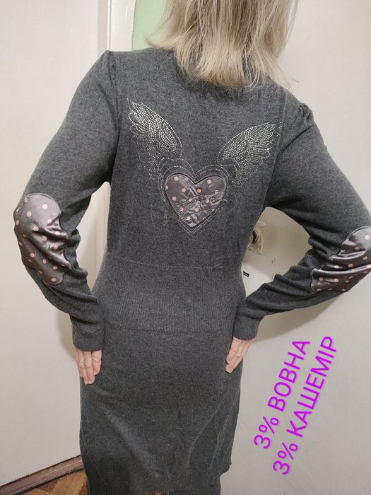 LEO-GUY-Франція плаття гольф сукня  розмір48- 50 пог45- 53 з трикотажу