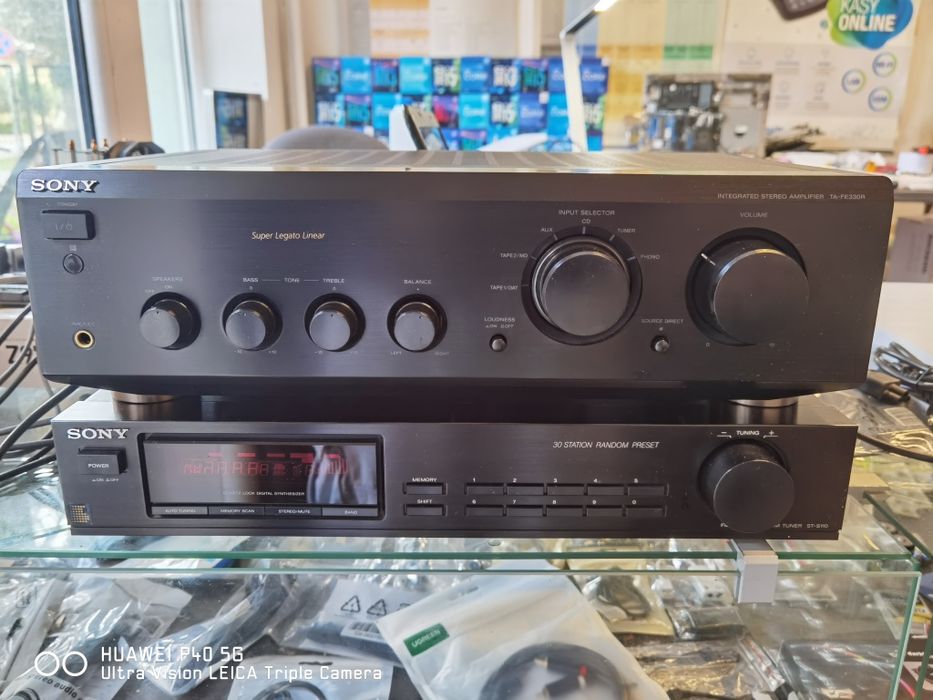Wzmacniacz SONY TA-FE330R + tuner ST-S110