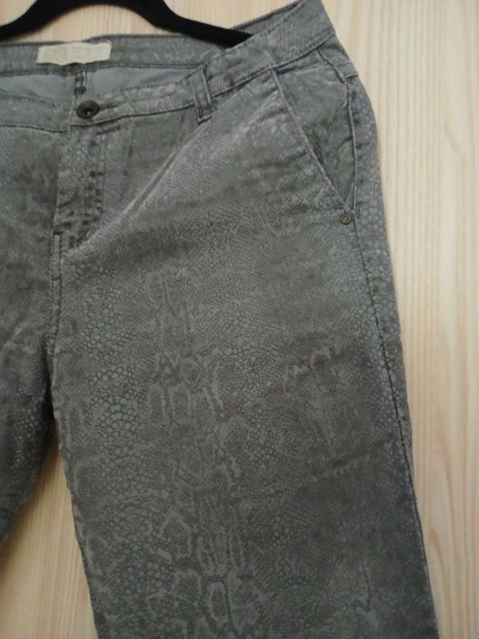 spodnie jeansy szare Zara M