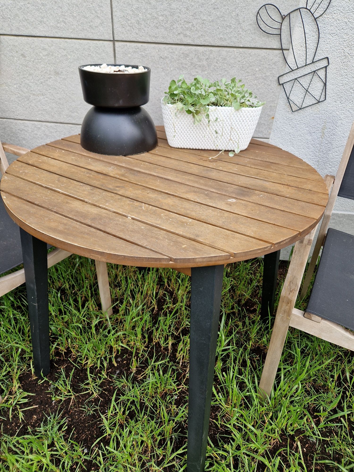 Komplet ogrodowy krzesła i stół