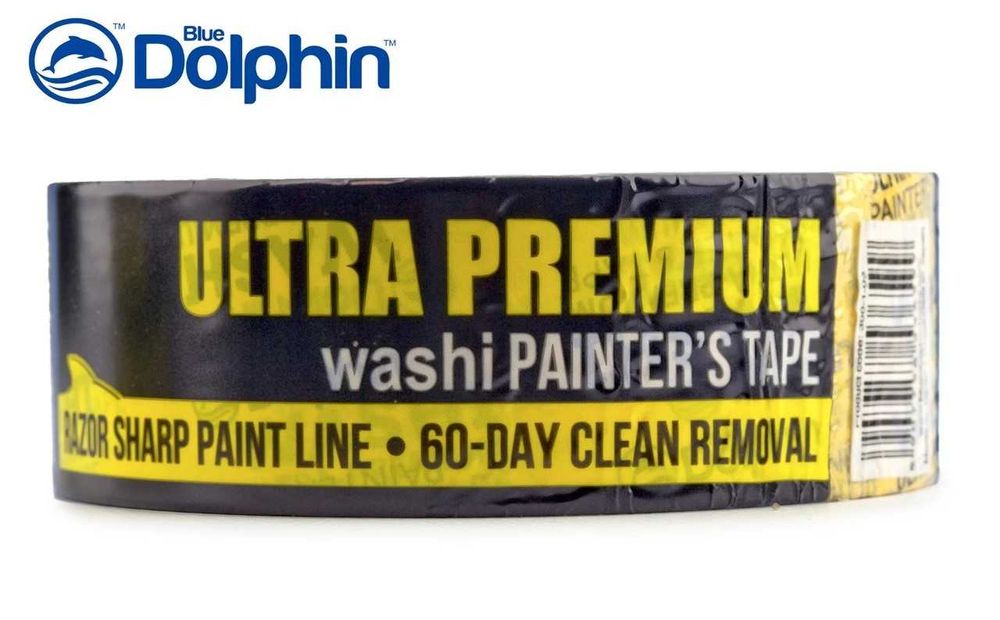 Стрічка малярна Blue Dolphin "WASHI"
