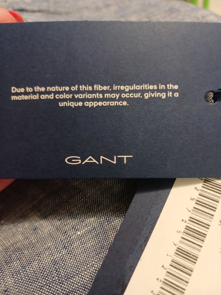 Сорочка Gant, чоловіча оригінал, з бірками