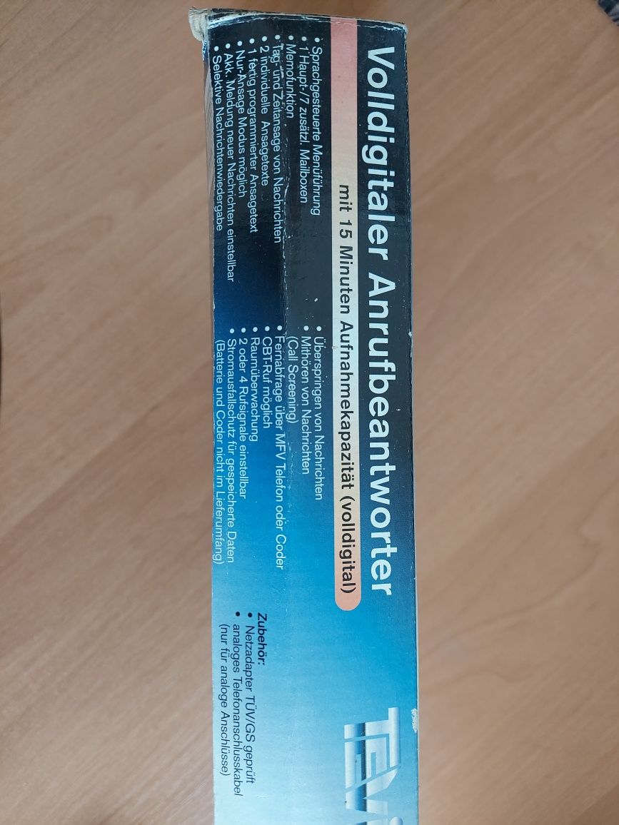 Автоответчик цифровой немецкий Tevion