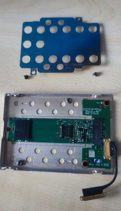 Lenovo T480 adapter M.2 SATA SSD CT470 NS-A933 plus kabel do p.głównej