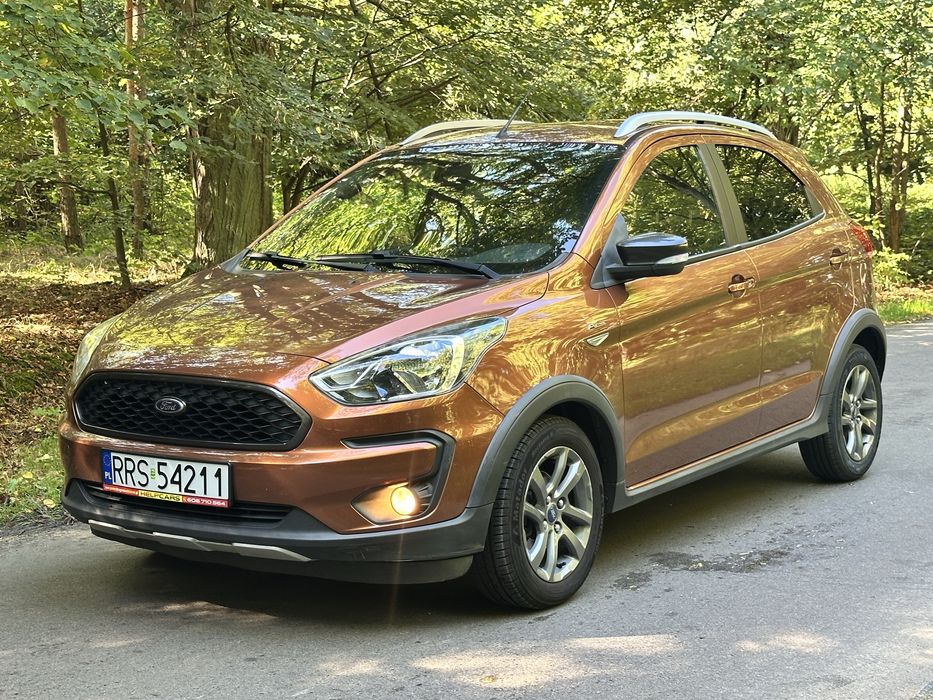 Ford KA+ Plus Active 1.2 2018/19 nowe opony 2x klucz super stan